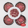 4 platos de jamón de bellota ibérico 50% raza ibérica loncheado